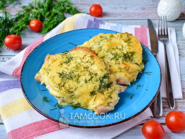 Фото блюда: Отбивные «Птичье молоко» с ананасами