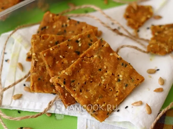 Фото готового блюда: Хлебцы из кукурузной муки