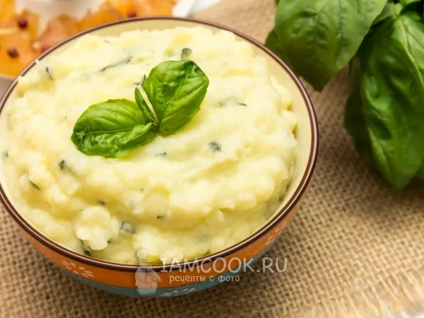 Фото готового блюда: Базиликовое картофельное пюре