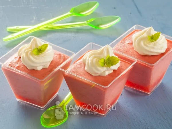 Фото готового блюда: Клубника со сливками