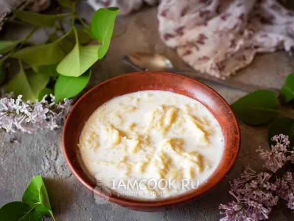 Фото блюда: Молочный суп с вермишелью в мультиварке Редмонд