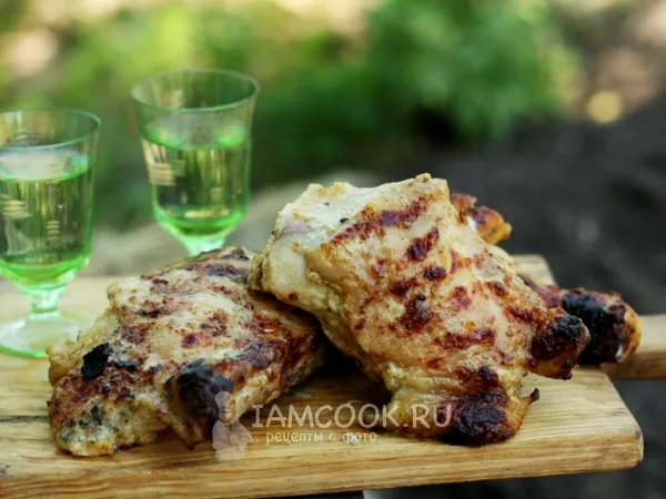 Фото готового блюда: Шашлык из окорочков