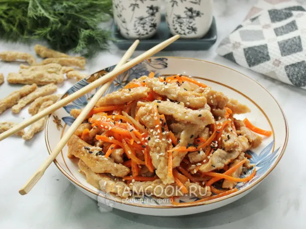 Фото блюда: Соевое мясо по-корейски