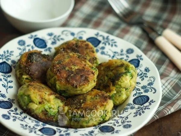 Фото блюда: Постные котлеты из брокколи