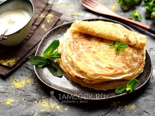 Фото блюда: Чертлама (блины на айране)