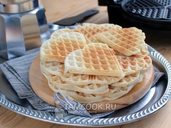 Фото готового блюда: Вафли брюссельские дрожжевые