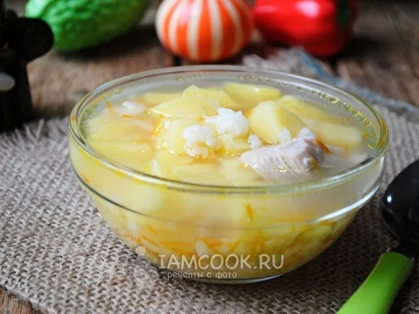 Фото блюда: Куриный суп для детей