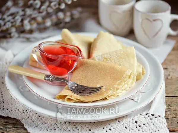 Фото готового блюда: Блины из овсяных хлопьев