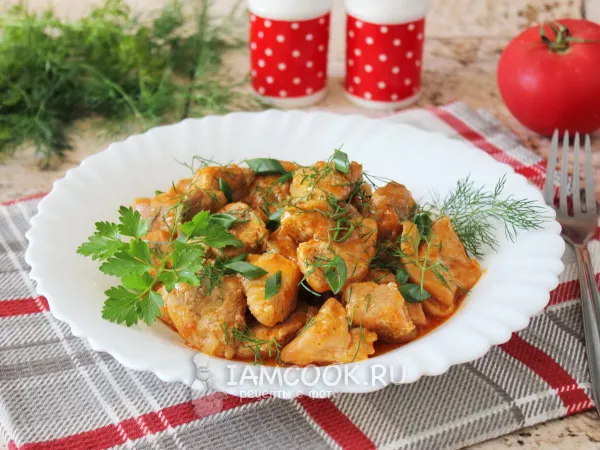 Фото блюда: Поджарка из свинины как в СССР