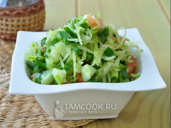 Фото готового блюда: Зелёный салат