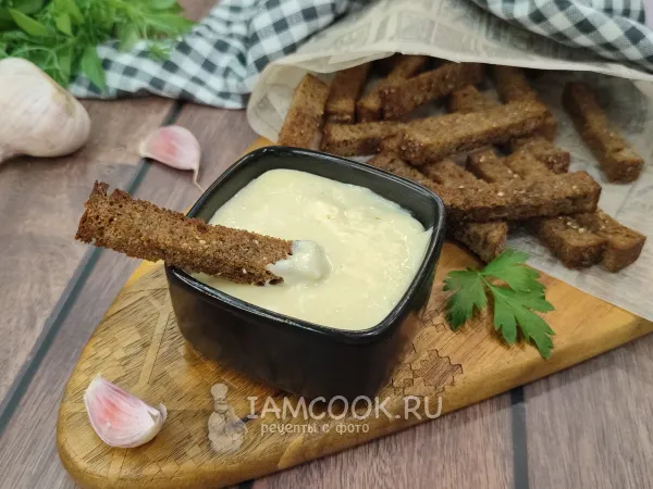 Фото блюда: Сырно-чесночный соус