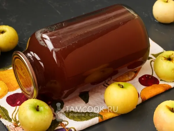 Фото готового блюда: Сок из яблок на зиму из соковарки