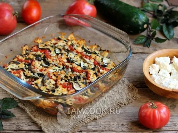 Фото блюда: Рататуй с сыром