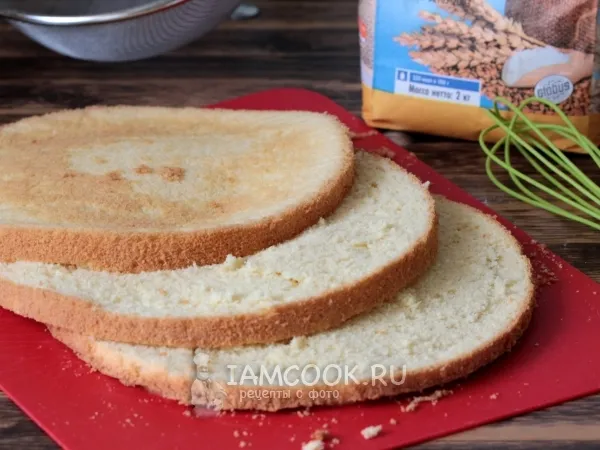 Фото блюда: Ванильный бисквит на кипятке