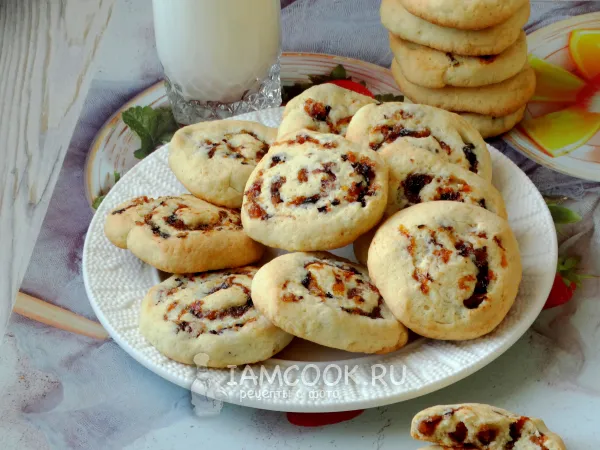 Фото готового блюда: Печенье с сухофруктами