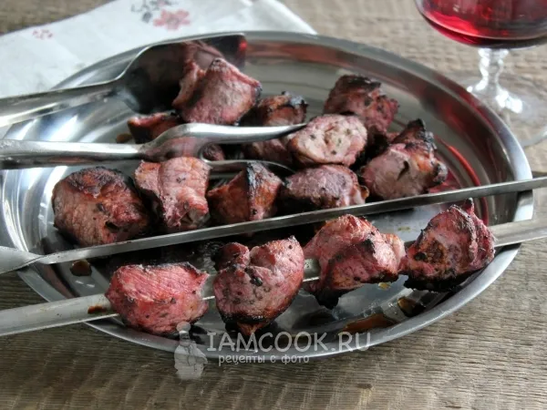 Фото блюда: Шашлык на вине