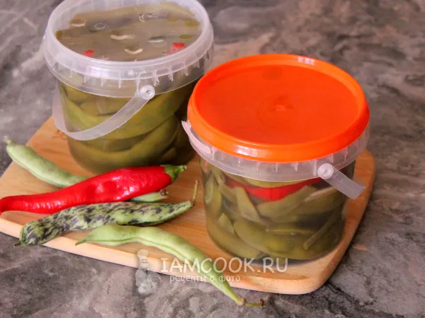 Фото блюда: Турша из фасоли на зиму