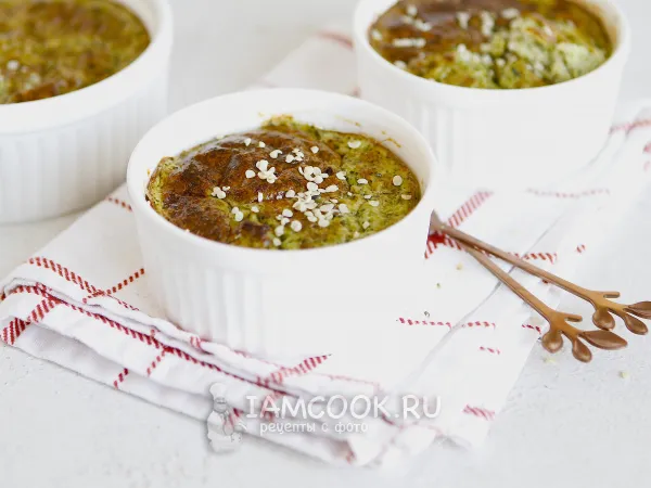 Фото блюда: Суфле из брокколи для детей