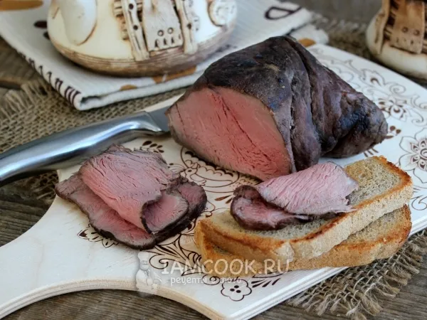 Фото блюда: Говядина в мультиварке при 60 градусах