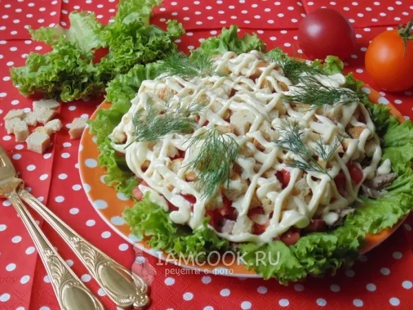 Фото готового блюда: Салат «Иерусалимский»