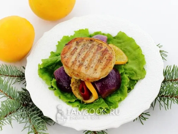 Фото блюда: Медальоны из свинины с беконом