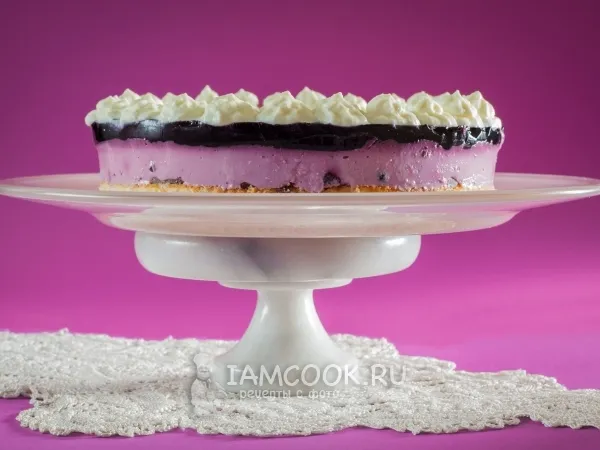 Фото блюда: Черничный торт с йогуртом