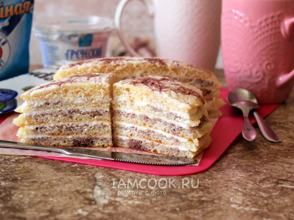 Фото блюда: Торт «Молочная девочка» в мультиварке