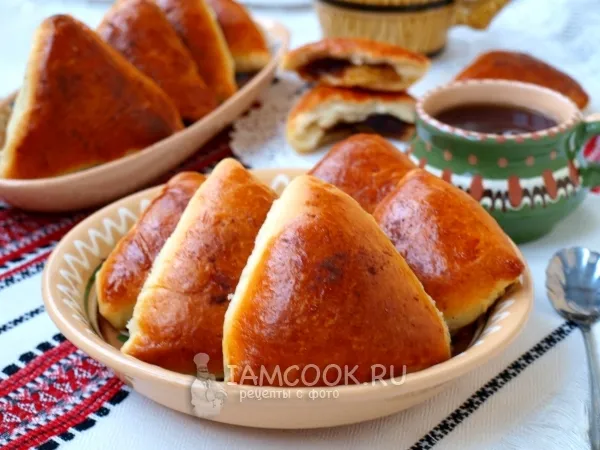 Фото готового блюда: Пирожки с повидлом на кефире