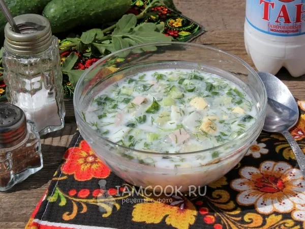 Фото готового блюда: Окрошка на тане