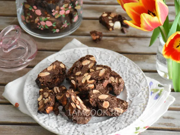 Фото готового блюда: Шоколадные бискотти