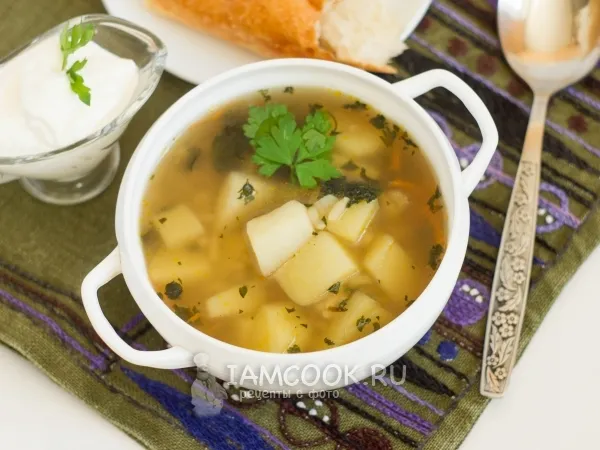 Фото блюда: Суп из замороженной крапивы