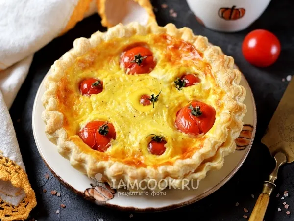 Фото готового блюда: Тарт с помидорами
