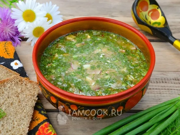 Фото блюда: Окрошка с солеными огурцами