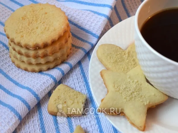 Фото готового блюда: Песочное печенье с миндальной крошкой