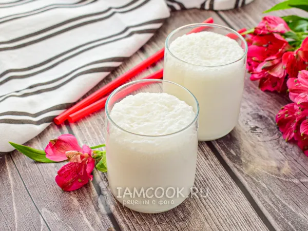 Фото блюда: Молочный коктейль с яблочным соком