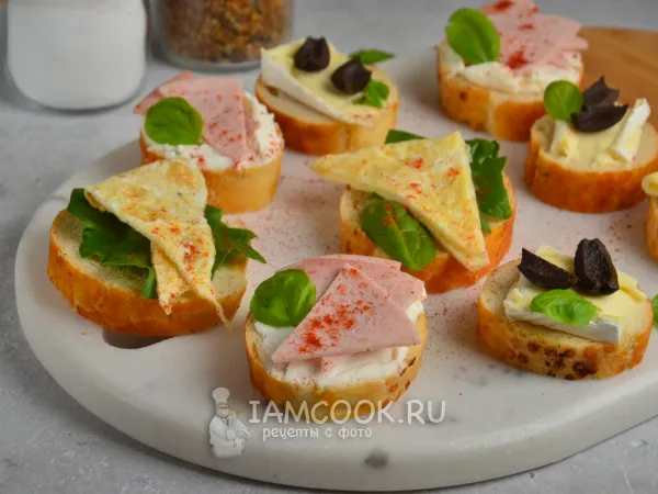 Фото готового блюда: Чикетти (венецианские закуски)