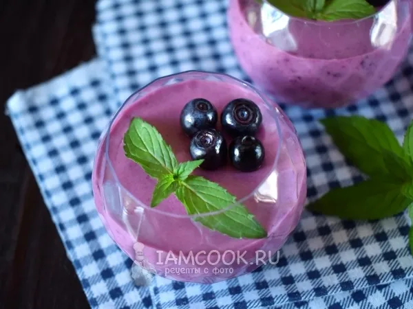 Фото блюда: Черничный мусс (десерт)