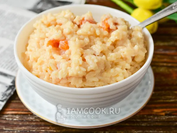 Фото блюда: Рисовая каша на топленом молоке