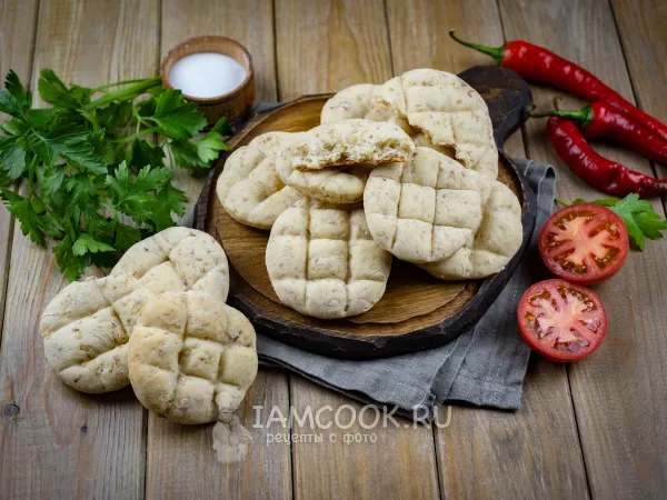 Фото готового блюда: Гречневые хлебцы (из пшеничной муки и гречки)