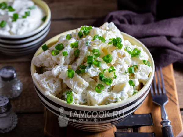 Фото готового блюда: Шведский картофельный салат