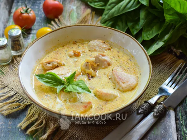 Фото готового блюда: Индейка в соусе карри