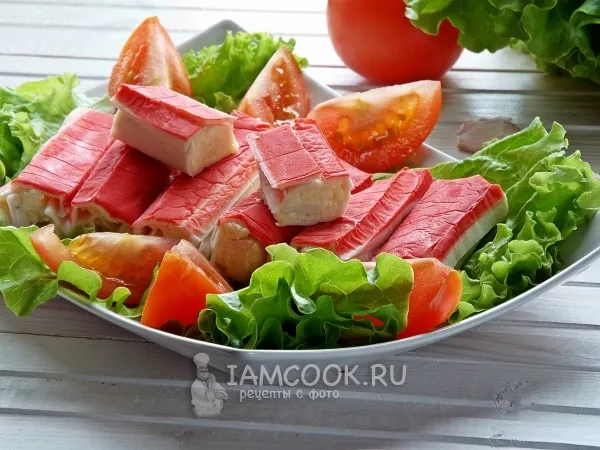 Фото блюда: Крабовые палочки, фаршированные сыром и чесноком