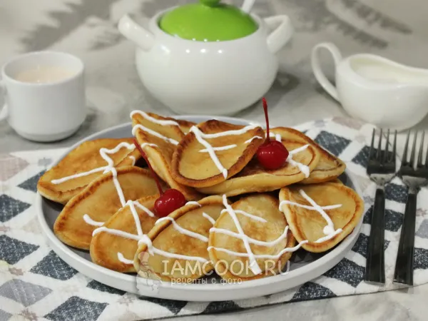 Фото блюда: Оладьи на топленом молоке