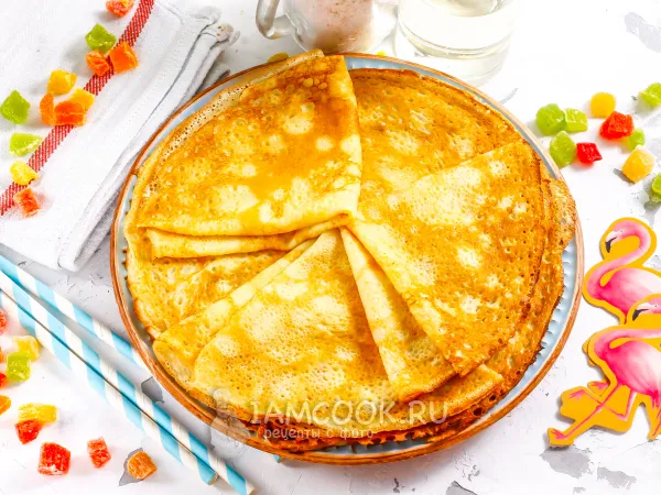 Фото готового блюда: Блины на макаронном отваре