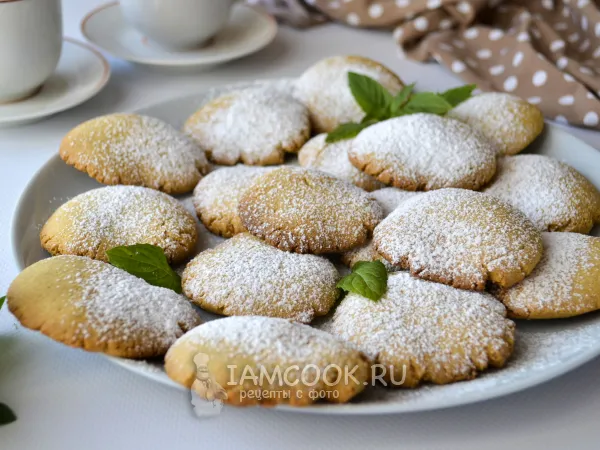 Фото готового блюда: Овсяное печенье с кукурузной мукой