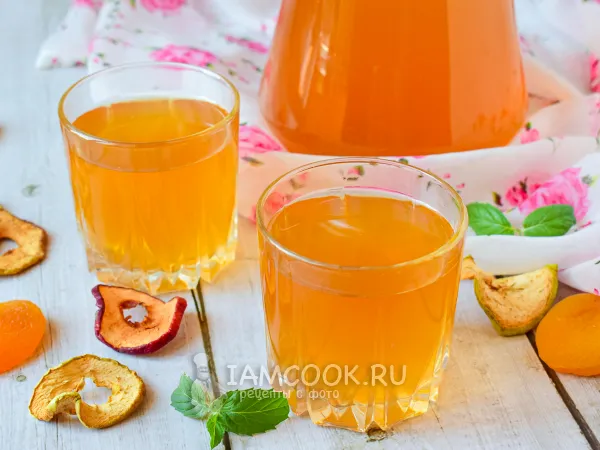 Фото блюда: Компот из сухофруктов в кастрюле