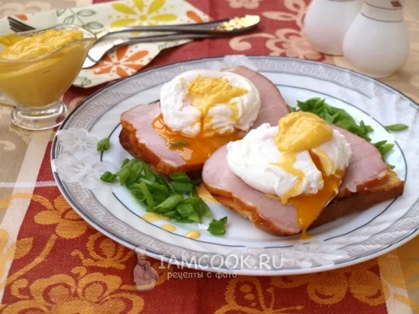 Фото блюда: Яйца Бенедикт
