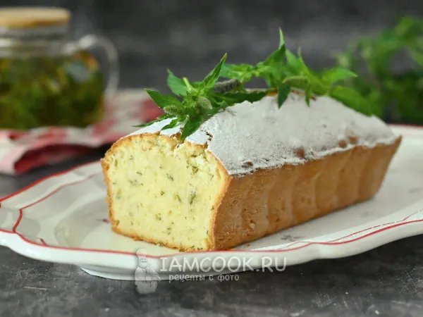 Фото блюда: Кекс с мятой