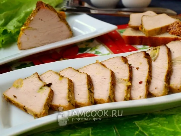 Фото готового блюда: Индейка в соевом соусе в духовке