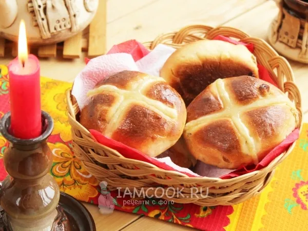 Фото блюда: Булочки ароматные «HOT CROSS BUNS»